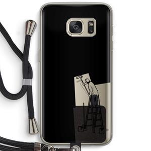 CaseCompany Musketon Painter: Samsung Galaxy S7 Transparant Hoesje met koord