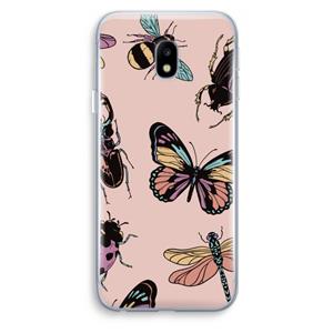 CaseCompany Tiny Bugs: Samsung Galaxy J3 (2017) Transparant Hoesje