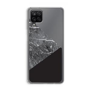 CaseCompany Combinatie marmer: Samsung Galaxy A12 Transparant Hoesje