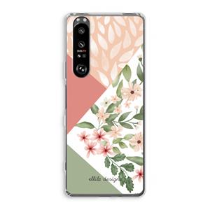 CaseCompany Sweet heaven geometrics: Sony Xperia 1 III Transparant Hoesje