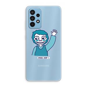 CaseCompany Zwaai: Samsung Galaxy A52 Transparant Hoesje