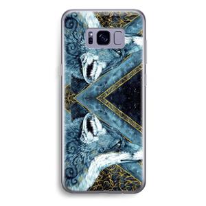 CaseCompany Golden Fox: Samsung Galaxy S8 Plus Transparant Hoesje