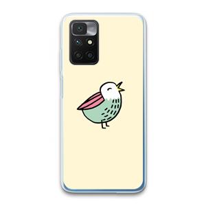 CaseCompany Birdy: Xiaomi Redmi 10 Transparant Hoesje
