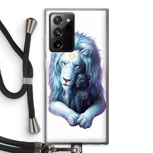 CaseCompany Child Of Light: Samsung Galaxy Note 20 Ultra / Note 20 Ultra 5G Transparant Hoesje met koord