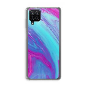 CaseCompany Zweverige regenboog: Samsung Galaxy A12 Transparant Hoesje