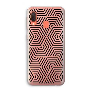 CaseCompany Magic pattern: Samsung Galaxy A20e Transparant Hoesje