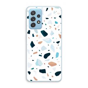 CaseCompany Terrazzo N°13: Samsung Galaxy A73 Transparant Hoesje