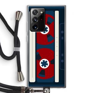 CaseCompany Here's your tape: Samsung Galaxy Note 20 Ultra / Note 20 Ultra 5G Transparant Hoesje met koord