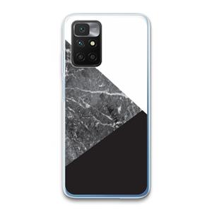 CaseCompany Combinatie marmer: Xiaomi Redmi 10 Transparant Hoesje