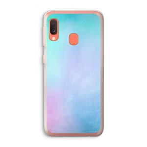 CaseCompany mist pastel: Samsung Galaxy A20e Transparant Hoesje