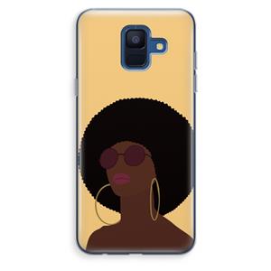 CaseCompany Golden hour: Samsung Galaxy A6 (2018) Transparant Hoesje