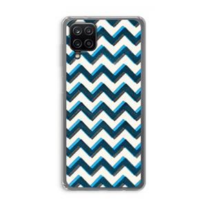 CaseCompany Onderbroken lijn: Samsung Galaxy A12 Transparant Hoesje