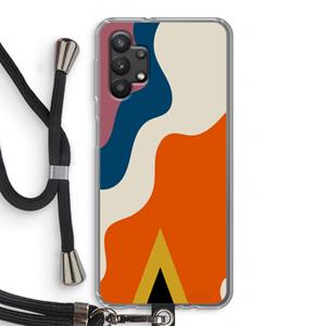 CaseCompany Noor A: Samsung Galaxy A32 5G Transparant Hoesje met koord