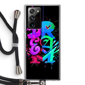CaseCompany Dream: Samsung Galaxy Note 20 Ultra / Note 20 Ultra 5G Transparant Hoesje met koord
