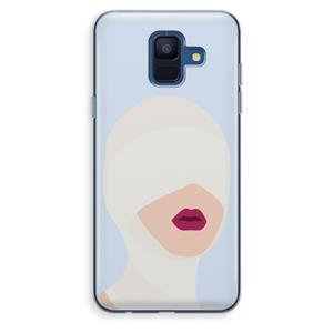 CaseCompany Incognito: Samsung Galaxy A6 (2018) Transparant Hoesje