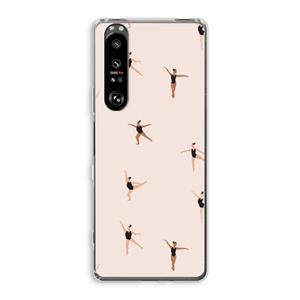 CaseCompany Dancing #1: Sony Xperia 1 III Transparant Hoesje