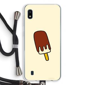 CaseCompany Frisco: Samsung Galaxy A10 Transparant Hoesje met koord