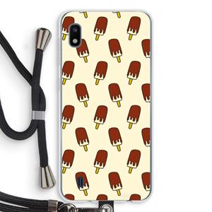 CaseCompany Yummy: Samsung Galaxy A10 Transparant Hoesje met koord