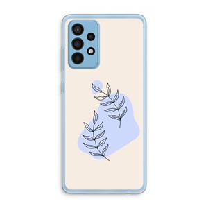 CaseCompany Leaf me if you can: Samsung Galaxy A52 Transparant Hoesje