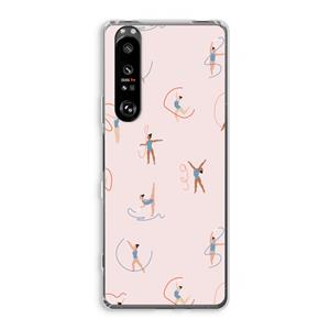 CaseCompany Dancing #3: Sony Xperia 1 III Transparant Hoesje