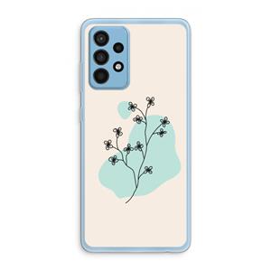 CaseCompany Love your petals: Samsung Galaxy A52 Transparant Hoesje
