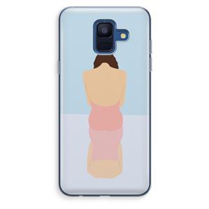 CaseCompany Mirror: Samsung Galaxy A6 (2018) Transparant Hoesje