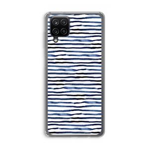 CaseCompany Verrassende lijnen: Samsung Galaxy A12 Transparant Hoesje