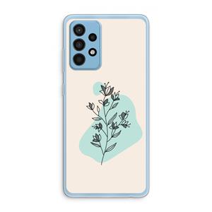 CaseCompany Violets are blue: Samsung Galaxy A52 Transparant Hoesje