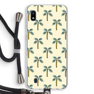 CaseCompany Paradise: Samsung Galaxy A10 Transparant Hoesje met koord