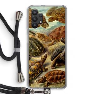 CaseCompany Haeckel Chelonia: Samsung Galaxy A32 5G Transparant Hoesje met koord