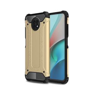 Lunso Armor Guard backcover hoes - Xiaomi Redmi Note 9 - Goud