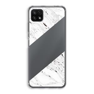 CaseCompany Biggest stripe: Samsung Galaxy A22 5G Transparant Hoesje