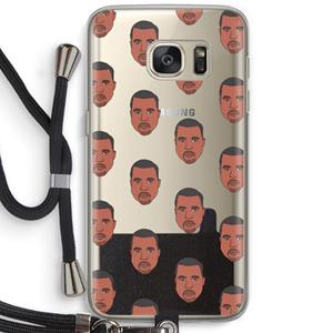 CaseCompany Kanye Call Me℃: Samsung Galaxy S7 Transparant Hoesje met koord