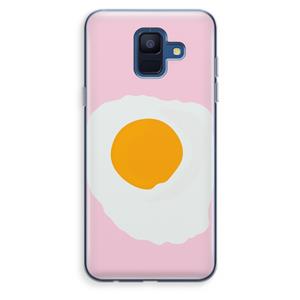CaseCompany Sunny side up: Samsung Galaxy A6 (2018) Transparant Hoesje