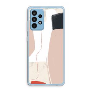CaseCompany Lava: Samsung Galaxy A52 Transparant Hoesje