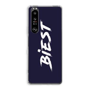 CaseCompany Biest: Sony Xperia 1 III Transparant Hoesje