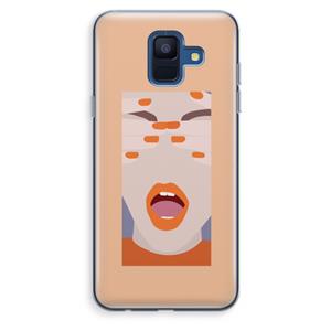 CaseCompany Surprise: Samsung Galaxy A6 (2018) Transparant Hoesje