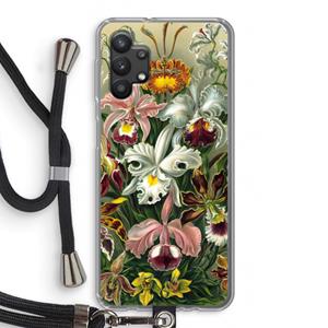 CaseCompany Haeckel Orchidae: Samsung Galaxy A32 5G Transparant Hoesje met koord