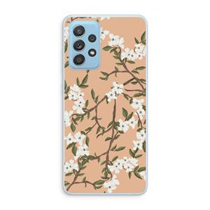 CaseCompany Blossoming spring: Samsung Galaxy A73 Transparant Hoesje