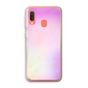 CaseCompany Flow mist pastel: Samsung Galaxy A20e Transparant Hoesje