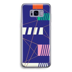 CaseCompany Gestalte 5: Samsung Galaxy S8 Plus Transparant Hoesje