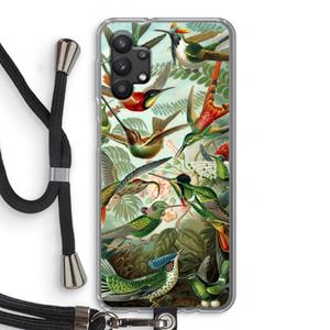 CaseCompany Haeckel Trochilidae: Samsung Galaxy A32 5G Transparant Hoesje met koord