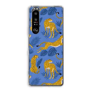 CaseCompany Luipaard: Sony Xperia 1 III Transparant Hoesje