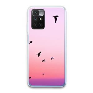 CaseCompany Fly away: Xiaomi Redmi 10 Transparant Hoesje