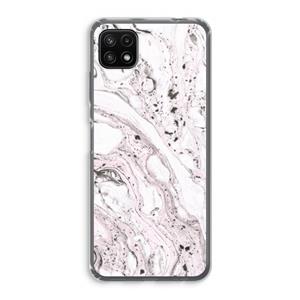 CaseCompany Mengelmoes: Samsung Galaxy A22 5G Transparant Hoesje