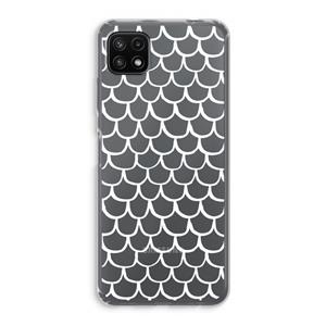 CaseCompany Dakpannetjes: Samsung Galaxy A22 5G Transparant Hoesje