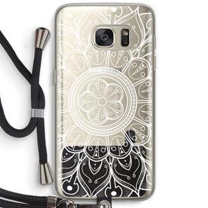 CaseCompany Roses Are Red: Samsung Galaxy S7 Transparant Hoesje met koord