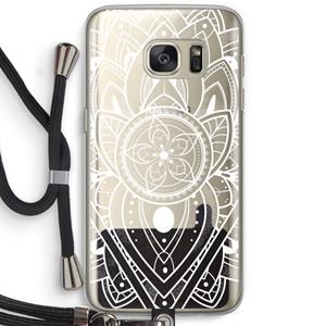 CaseCompany It's Complicated: Samsung Galaxy S7 Transparant Hoesje met koord