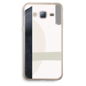 CaseCompany Baca: Samsung Galaxy J3 (2016) Transparant Hoesje