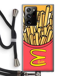 CaseCompany McElodie: Samsung Galaxy Note 20 Ultra / Note 20 Ultra 5G Transparant Hoesje met koord